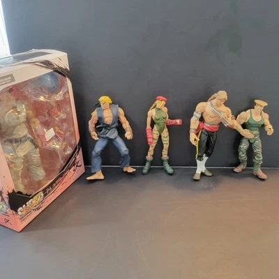 Figuras de colección Street Fighter PLAY ARTS Kai Ryu, Ken, Guile, Cammy, Vega Bandai  Foto 1 de 4