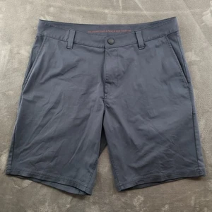 Rhone Shorts Mens 32 Gray Performance Stretch Flat Front Golf Outdoor Quick Dry - Picture 1 of 8