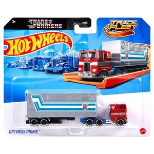 Hot Wheels Track Fleet Optimus Prime 1:64 Scale Diecast Vehicle Transformer Toy - Picture 1 of 2