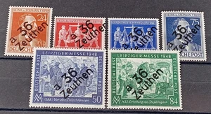 Lokal Deutschland Bezirk 1948 Aufdruck Zeuthen postfrisch Satz - Bild 1 von 1