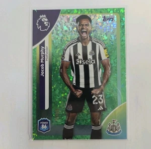 Topps Premier League 2026 Jacob Murphy Green Parallel Newcastle United 75/99 - Picture 1 of 3