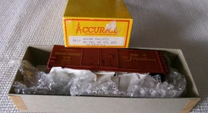 Accurail HO Scale Kit #3010 40' DBL Door Steel Box Car Union PacificCar #UP474255 - Bild 1 von 3