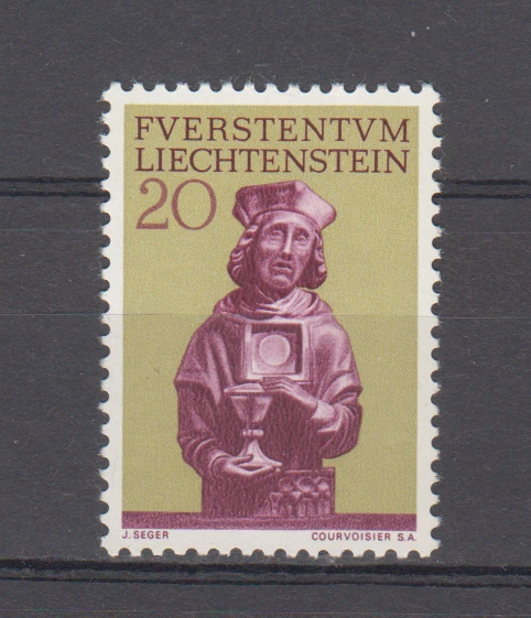 LIECHTENSTEIN  : 1966 - MNH - SCOTT # 417  ST-FLORIN - Image 1 of 1