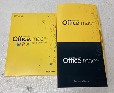 Microsoft Office MAC 2011 Home & Student Family Pack For 3 PCs With Product Key - Image 1 of 3