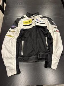 Bilt Motorcycle Racing Jacket XXL 2XL With Patches Dunlop Castrol Go Pro - Bild 1 von 12