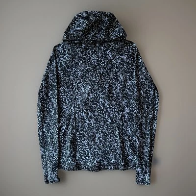 Chaqueta Lululemon 4 Negra Blanca 1/4 Cremallera Entrenamiento Atletismo Yoga Correr Definir Foto 1 de 4