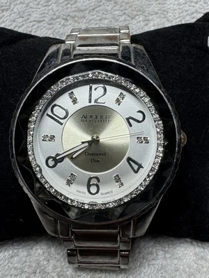 August Steiner Women’s Stainless Steel Watch – Diamond Dial – Quartz - image 1 of 4