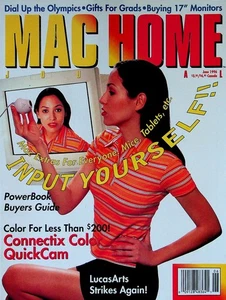 Mac Home Journal Magazine June 1996 Connectix Color Quickcam, Powerbook Guide - Picture 1 of 4