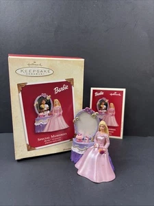 Hallmark Andenken SPECIAL MEMORIES BARBIE Weihnachtsschmuck Fotohalter 2003 - Bild 1 von 15