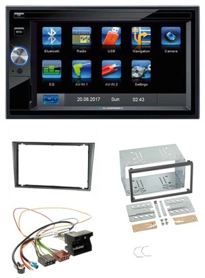 Blaupunkt SD Bluetooth 2DIN MP3 USB AUX Autoradio für Opel Corsa C Quadlock 2000 - Bild 1 von 4
