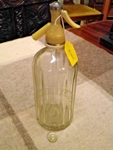 Vintage Glas Schweppes Soda Wasser Syphon - Bild 1 von 3