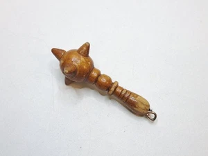 Vintage Holz Streitkolben Schlüsselanhänger Handarbeit Ukraine - Bild 1 von 16