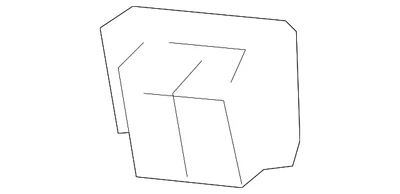 Genuine Nissan Cowl Kick Panel Clip 63848-5L300 - Изображение 1 из 2