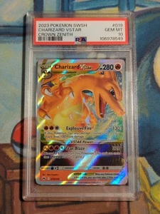 PSA 10 Charizard VSTAR 019/159 Crown Zenith Holo Pokemon Card - Gem Mint - Picture 1 of 2