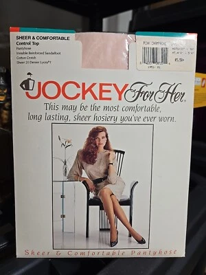 复古赛马透明舒适连裤袜粉色 Chapagne 小款 1989 — 第 1/2 张图片