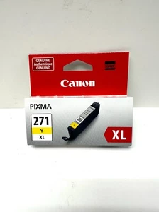 Genuine Canon PIXMA Ink 271 Y, Yellow XL High Capacity Ink Tank CLI-271XL-Y - Picture 1 of 2