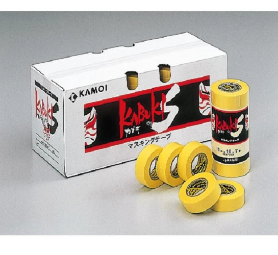 Маскировочная лента KAMOI Kabuki-S 1 коробка 30 мм 18 М x 40 рулонов Япония работа с автомобилем - Изображение 1 из 1