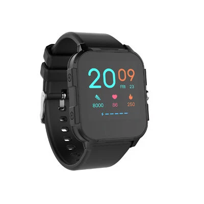 vFitness Momentum Smart Watch Fitness Tracker Black HR Sleep Calories Steps