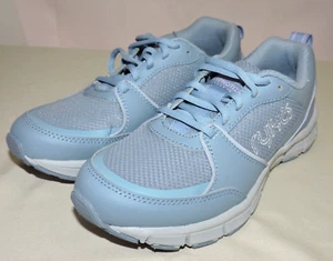 Ryka Damenschuhe Hypnotize Mesh Leder Turnschuhe Hellblau Größe 6 M US - Bild 1 von 12