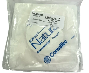 5 Convatec 125263 Sur-Fit Natura Stomahesive Flexible Wafers New in BAG - Picture 1 of 2
