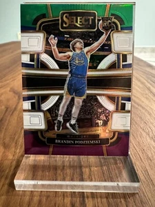 2023-24 Panini Select Brandin Podziemski RC #93 grün/weiß/lila Prizm GSW - Bild 1 von 2