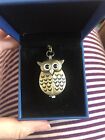 Adorable Bronze Owl Locket, Pendant Timepiece, Watch, Girls Gift NIB