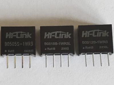 2pcs HI-LINK Isolation Power Module B0505S B0512 B0515 1W - Image 1 of 2