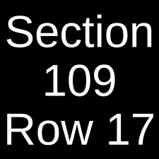 2 Tickets NHL Eastern Conference First Round: Washington Capitals @ New 5/1/24