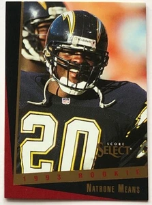 NATRONE MEANS 1993 Score Select Rookie #174 SAN DIEGO CHARGERS *Free Shipping* - Picture 1 of 2