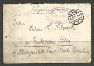 **OSBURGH – GERMANY / POLAND. WW1. 1917. FELDPOST COVER. KUTNO. LANDSTURM BATTAL - Picture 1 of 2