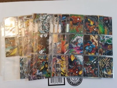 1992 Comic Images Spider-Man McFarlane Trading Card Set 1-90 +prisms P1-P6 - Image 1 of 4