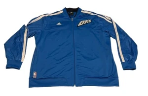 Adidas Oklahoma City Thunder Warm Up Jacket - Men's 2XL - NBA Basketball OKC - Picture 1 of 6
