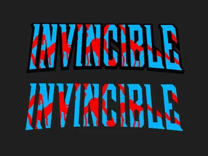 Invincible Sticker Title Vinyl Decal - Picture 1 of 9