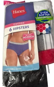 Hanes Women's Panties 6 Pack, 8 - Picture 1 of 5