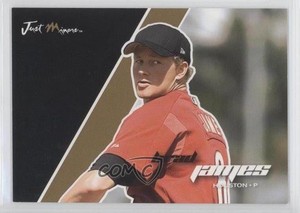2008 Just Minors Just Auto Gold Edition Glossy 1/1 Brad James #36 0gr