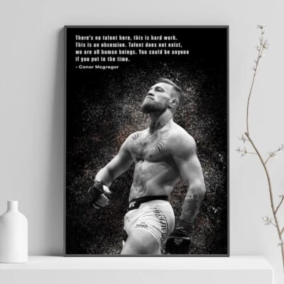 Conor McGregor poster, UFC motivation printed Poster - Wall Decor - Image 1 of 4