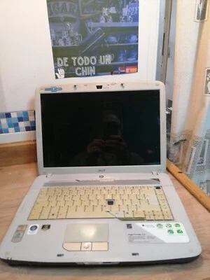 Acer Aspire 5520 nº23 Enciende y Se Apaga,Falta  Tecla K,Averiado - Imagen 1 de 4