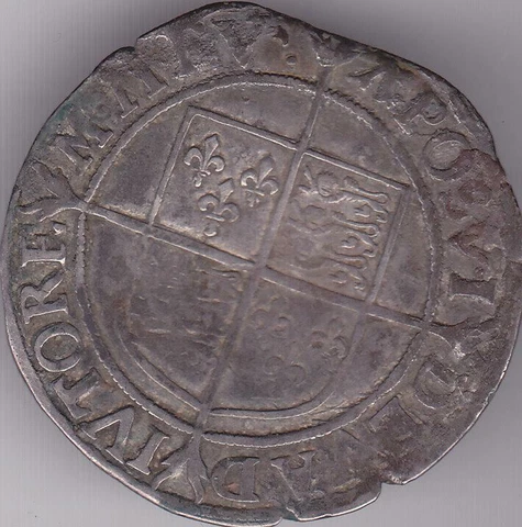 England Elizabeth I 1558-1603 Silver Hammered Shilling Cover