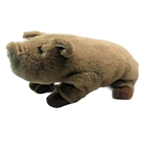 Applause Lou Rankin Friends Pig Plush Hand Puppet Brown Tan 14" Farm Animal - Picture 1 of 10