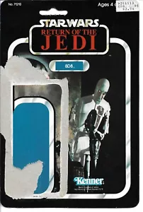 1983 Star Wars Return of the Jedi 8D8 Card Back 77 Back - Picture 1 of 2