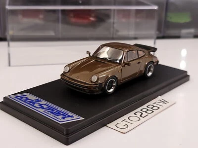 Looksmart 1:43 Porsche 911 3.2 Coupe 1989("Turbo Look" w/Rear Wing)Brown(LS203B) - Image 1 of 4