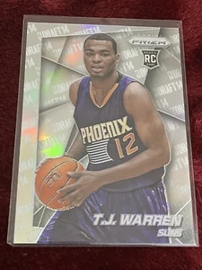🔥2014-15 PANINI PRIZM TJ WARREN ROOKIE CARD RC DRAFT SILVER VARIATION SP #43🔥 - Picture 1 of 1