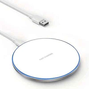 50w Wireless Mobile Phone Charger Dock Charging Fast Charger WHITE - Picture 1 of 4