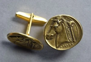 Pair of Carthaginian Punic Coin Reproduction Twins - Picture 1 of 4
