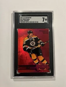 2012-13 Fleer Retro Metal Universe Zdeno Chara Precious Metal Gems Red PMG SGC7 - Picture 1 of 2