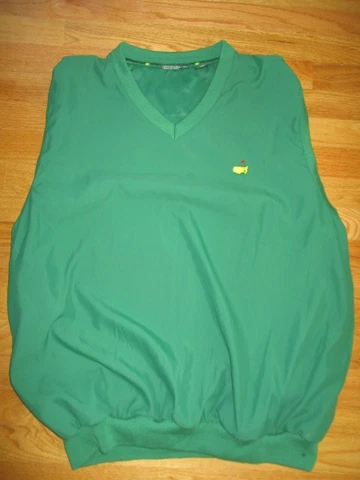 THE MASTERS Collections Augusta Flag Embroidered (XL) Vest GREEN Jack Nicklaus Cover