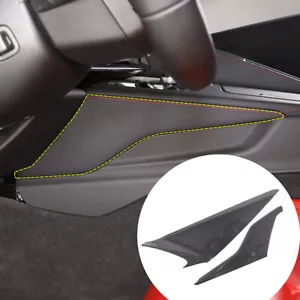 ABS Carbon Center Console Knee Protection Panel Trim For Corvette C8 Z06 2020-24 - Bild 1 von 8