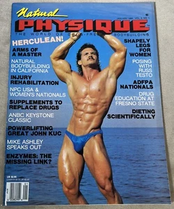 Natural Physique January 1989 Vol 2 No 1 Magazine Bodybuilding Mike Ashley - Picture 1 of 8