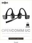 SHOKZ OpenComm UC Wireless Bone Conduction Headsets with adapter, Black NEW