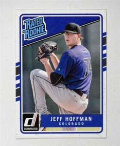 2017 Donruss Cyan Back #40 Jeff Hoffman RR - NM-MT
